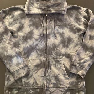 Zip Up Tie Dye Hoodie Vans